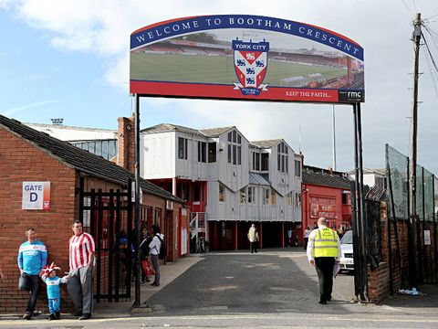 Image of Bootham Crescent: Will welcome non-league sides