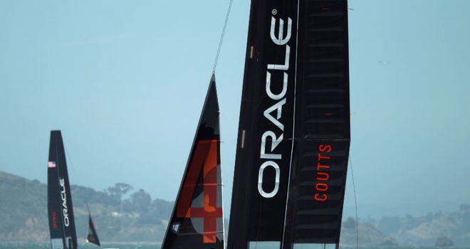 Oracle Racing No.5: good day's racing off Cascais