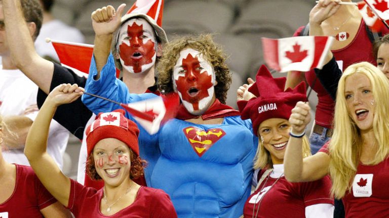 Canada were cheered on by Superman amongst others in their first match. However even the Man of Steel couldn't stop Wales cruising to a 41-10 victory