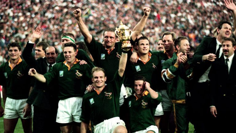 South Africa shocked the world by returning to international sport and winning the 1995 World Cup on home soil