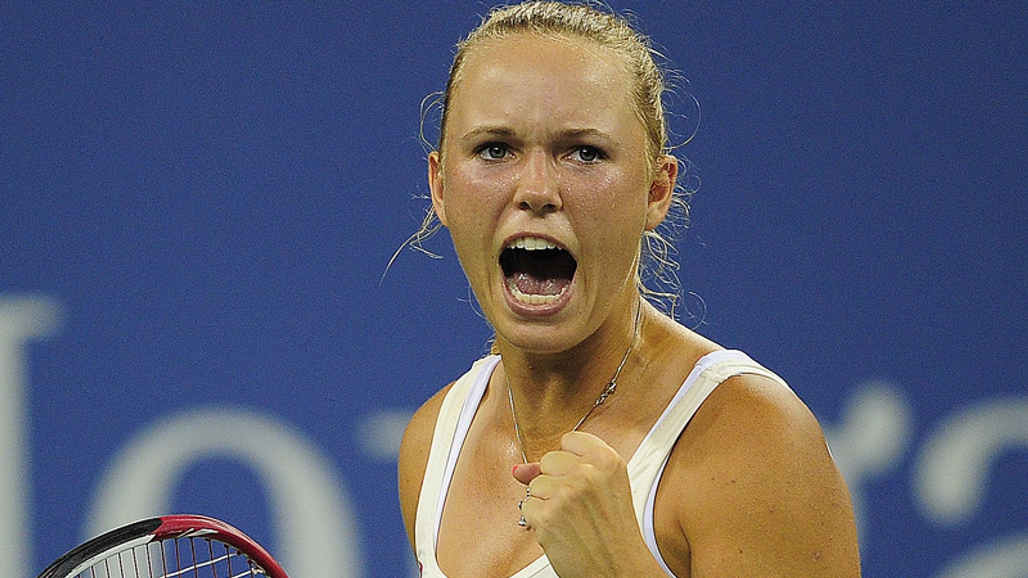 Epic Victory For Wozniacki Tennis News Sky Sports