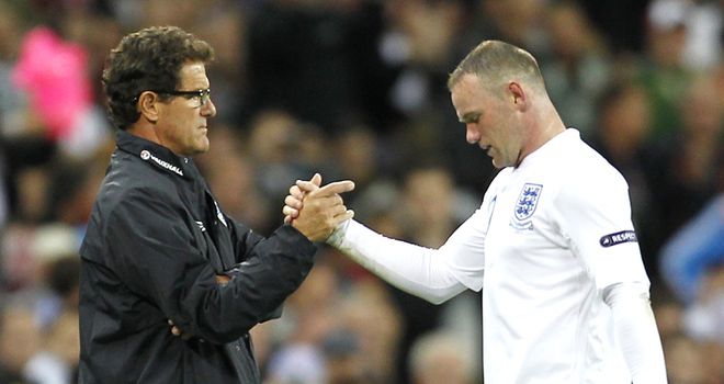 Fabio Capello worked with Wayne Rooney when he was in charge of England between 2008 and 2012