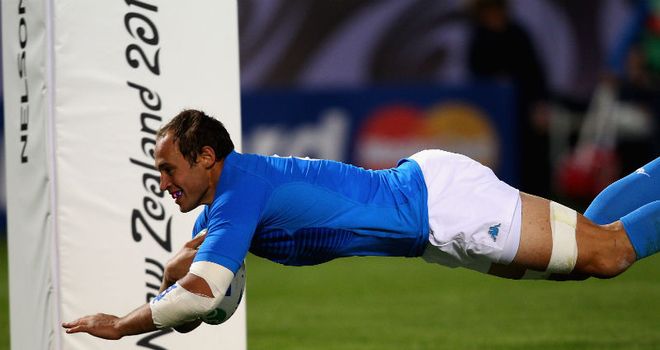 Parisse: Opened the scoring