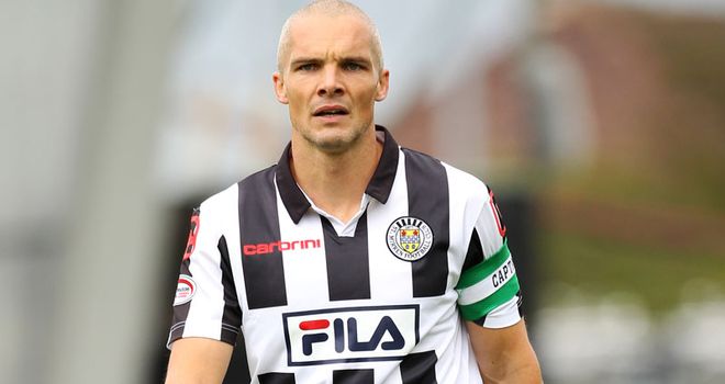 Jim Goodwin: St Mirren midfielder has accepted punishment and is now banned for three games