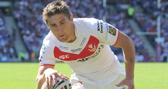 Makinson: crossed in the first half