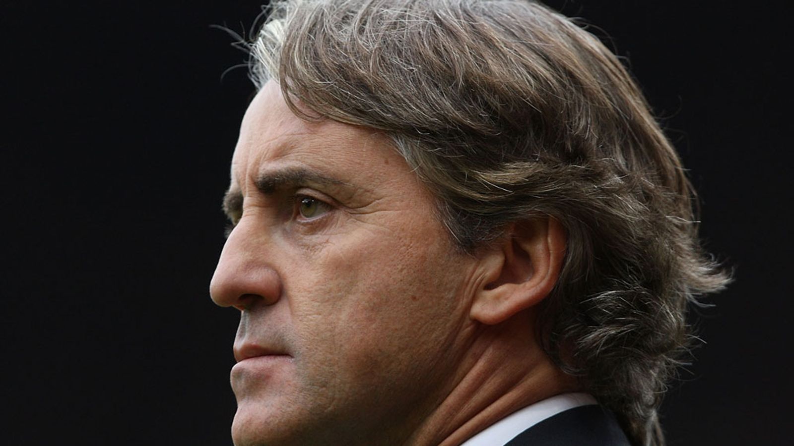 Mancini pleased but wants more | Football News | Sky Sports