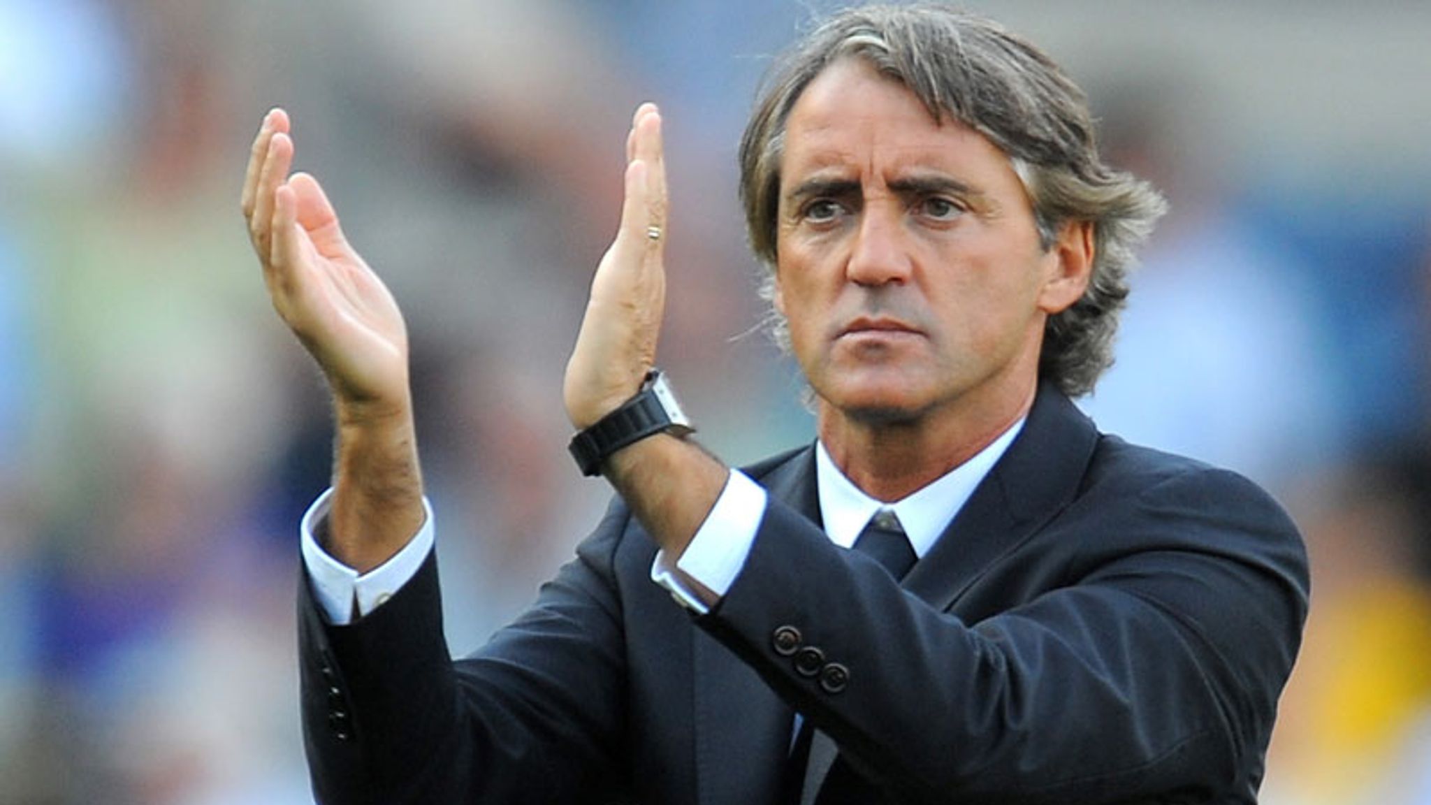 Mancini - We'll try to win | Football News | Sky Sports