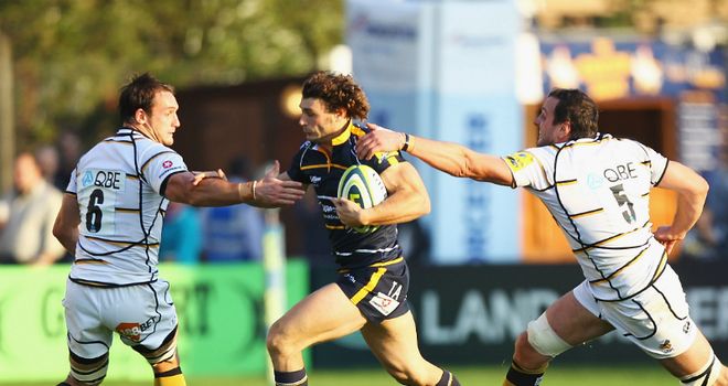 Tom Arscott: touched down once in each half for Warriors