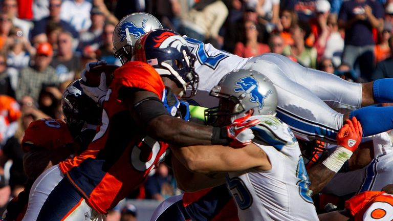Maurice Morris: Jumps in for Detroit touchdown against Denver