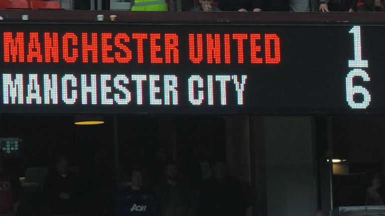 In a game that Sir Alex described as ''the lowest moment of my career'' United were thumped 6-1 at home to local rivals City.