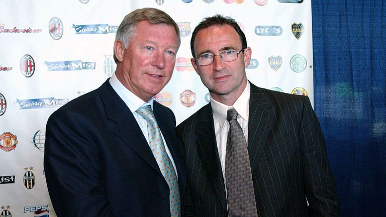 A man often tipped as Sir Alex's successor, then Celtic boss Martin O'Neill, met with the United gaffer ahead of a pre-season friendly in America.
