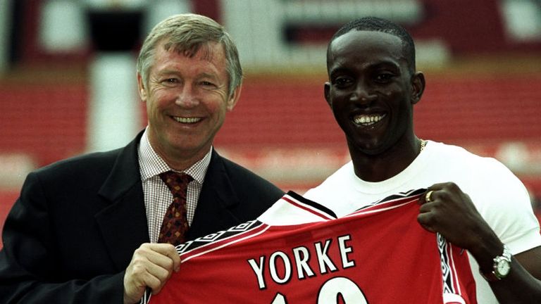 Sir Alex's capture of Dwight Yorke in 1998 proved to be a masterstroke, as he instantly formed a great partneship with Andy Cole.