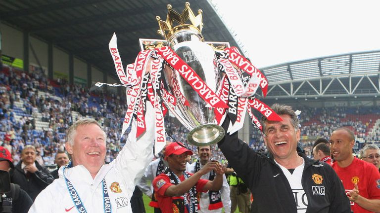 Another back-to-back title win for Fergie and United in 2008, as they equalled Liverpool's record of 18 top flight championships.
