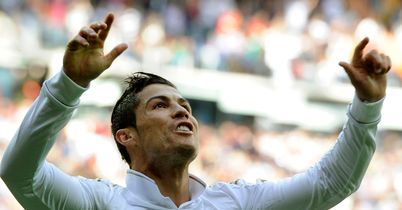 Cristiano Ronaldo: Scored yet another hat-trick in Sunday's 7-1 demolition job of Osasuna