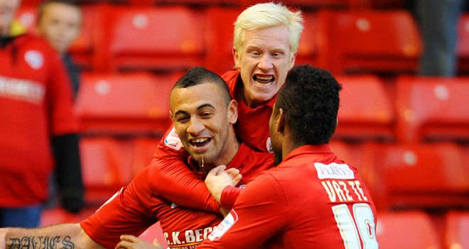 Davies (c): Scored for Barnsley
