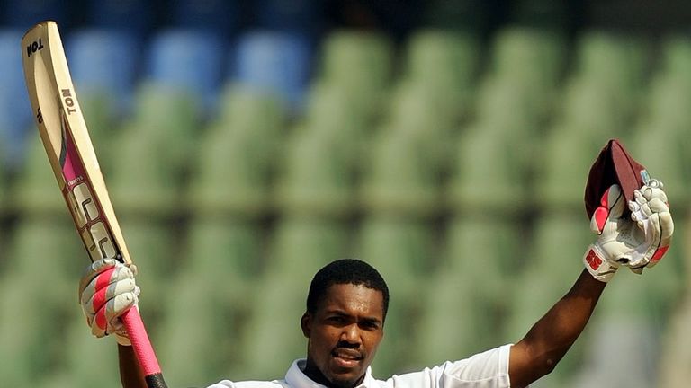 Darren Bravo hundred in Mumbai