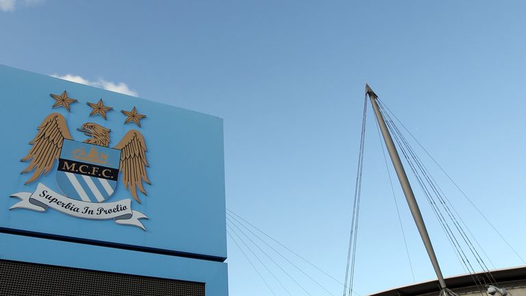 The Etihad Stadium: Slovenian teenager Emir Dautovic hopes to play there soon