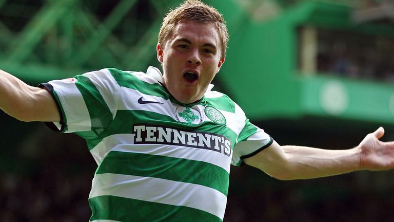 James Forrest: No bids from Tottenham for the highly-rated Celtic winger