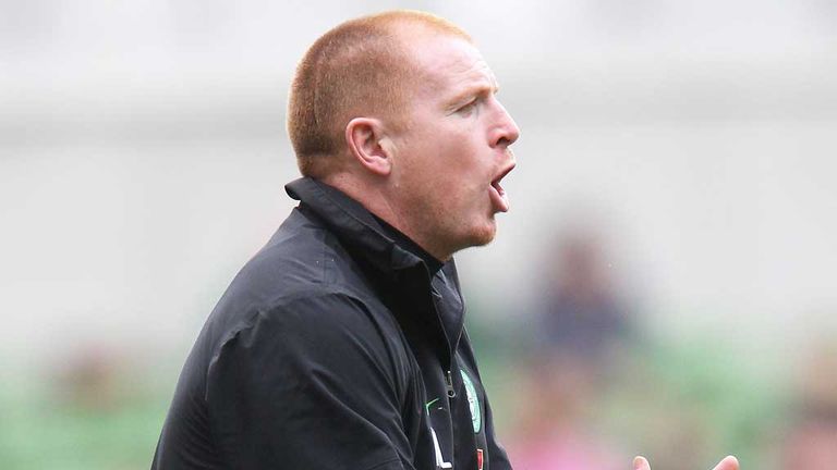 Neil Lennon: Has urged supporters to refrain from singing controversial chants