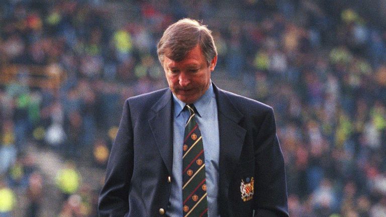 Fergie looked dejected after United were knocked out of the Champions League by Borussia Dortmund, but they were closing in on that elusive final.