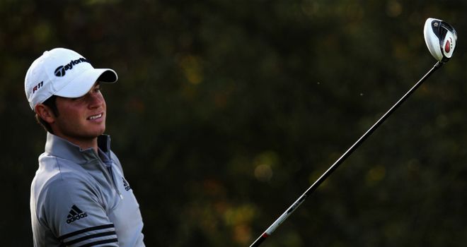 Sam Hutsby: Holds a two-shot lead in Spain with two rounds to go