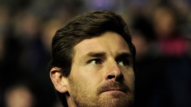 Andre Villas-Boas watches his Chelsea side at Wigan