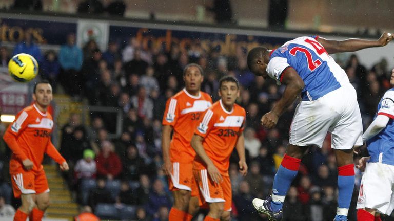 Ayegbeni Yakubu: The striker hit all four when Blackburn rovers beat Swansea 4-2 earleir in the season