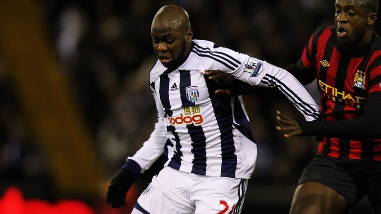 Youssouf Mulumbu: On target for West Brom in their victory over Nottingham Forest