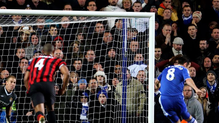 Frank Lampard: Came off the bench to hit Chelsea's winner against Manchester City