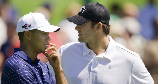 Tiger Woods and Tony Romo: Pairing up for the second time