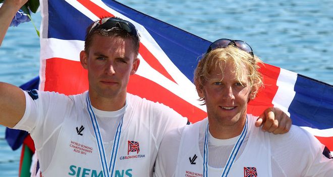 Pete Reed (left) and Andrew Triggs Hodge both switched from the men's four after Beijing