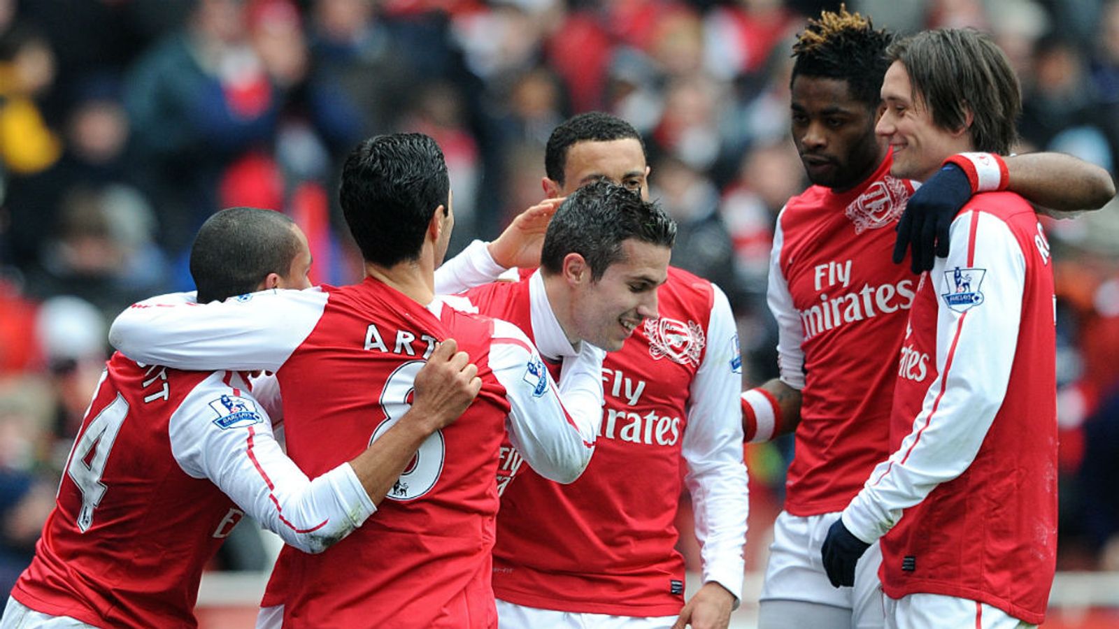 Robin Van Persie hattrick and an assist vs Blackburn 
