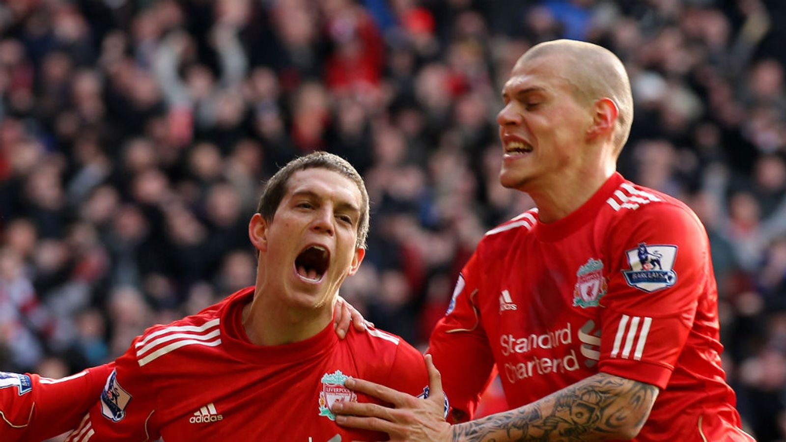 Liverpool's Pepe Reina full of praise for Daniel Agger and Martin ...