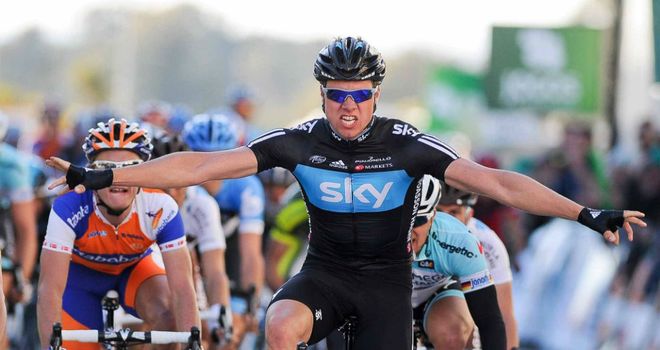 Edvald Boasson Hagen: Made the trip to the podium after winning stage two