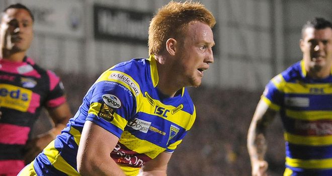 Chris Riley: scored twice in Warrington&#39;s win