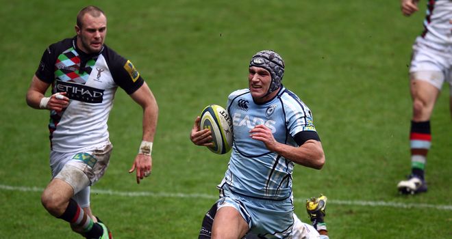 Tom James scored four tries in Cardiff&#39;s win