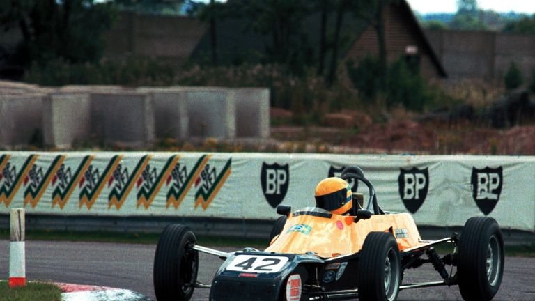 He got his first taste of single-seater racing in the British Formula Ford 1600 Championship in 1981