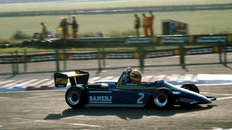 Senna then got his first taste of F3 in a non-championship race at Thruxton at the end of that season