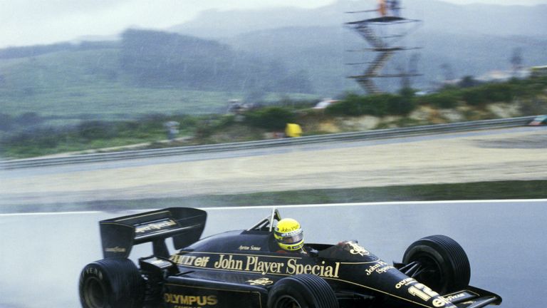 Senna moved to Lotus in 1985