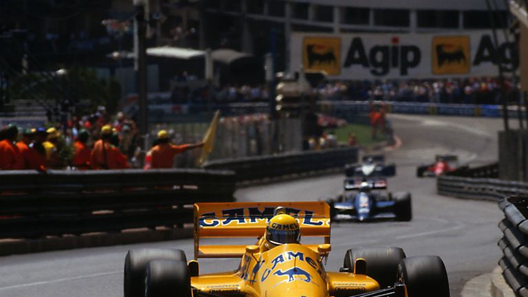 Sticking with Lotus for 1987, Senna took his first Monaco win