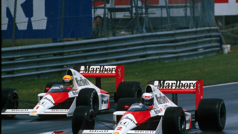 Year two, however, and the Prost v Senna started to really heat up...