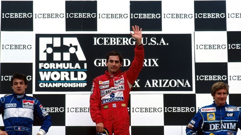 With Prost now at Ferrari, Senna started 1990 strongly