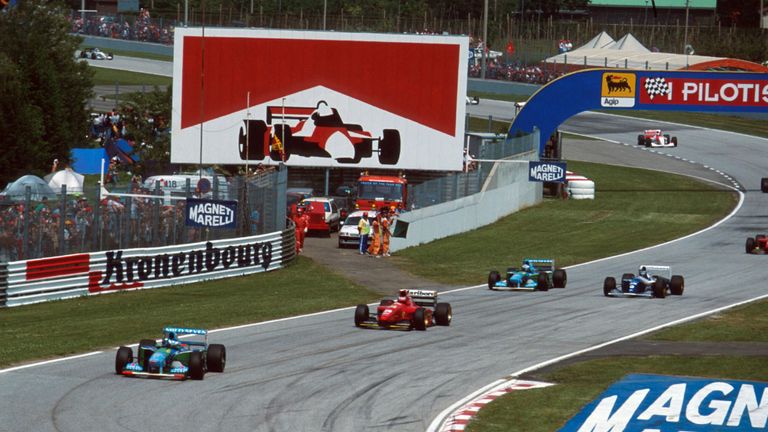 The Brazilian was leading in San Marino before the tragic accident which saw F1 lose its brightest stars