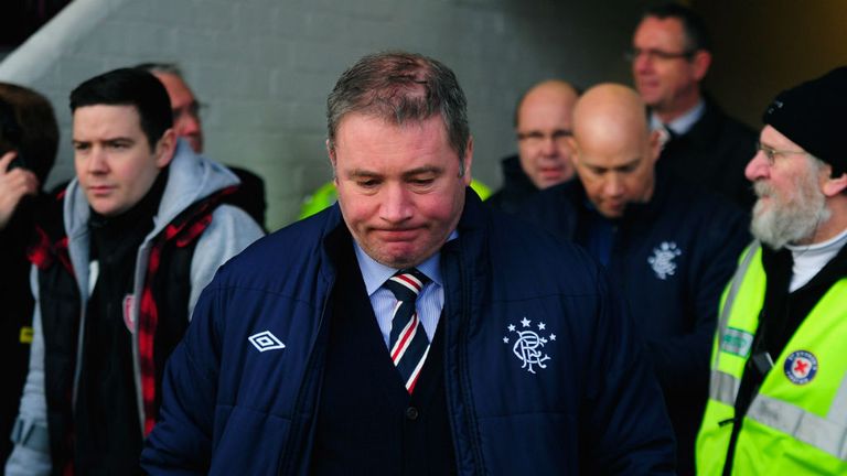 Ally McCoist: Insists the SPL title race is the club's main focus