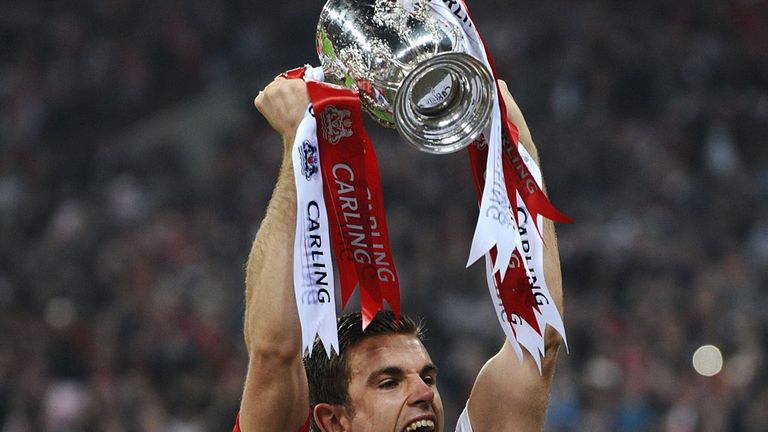 Jordan Henderson: Enjoying that winning feeling after lifting the Carling Cup with Liverpool