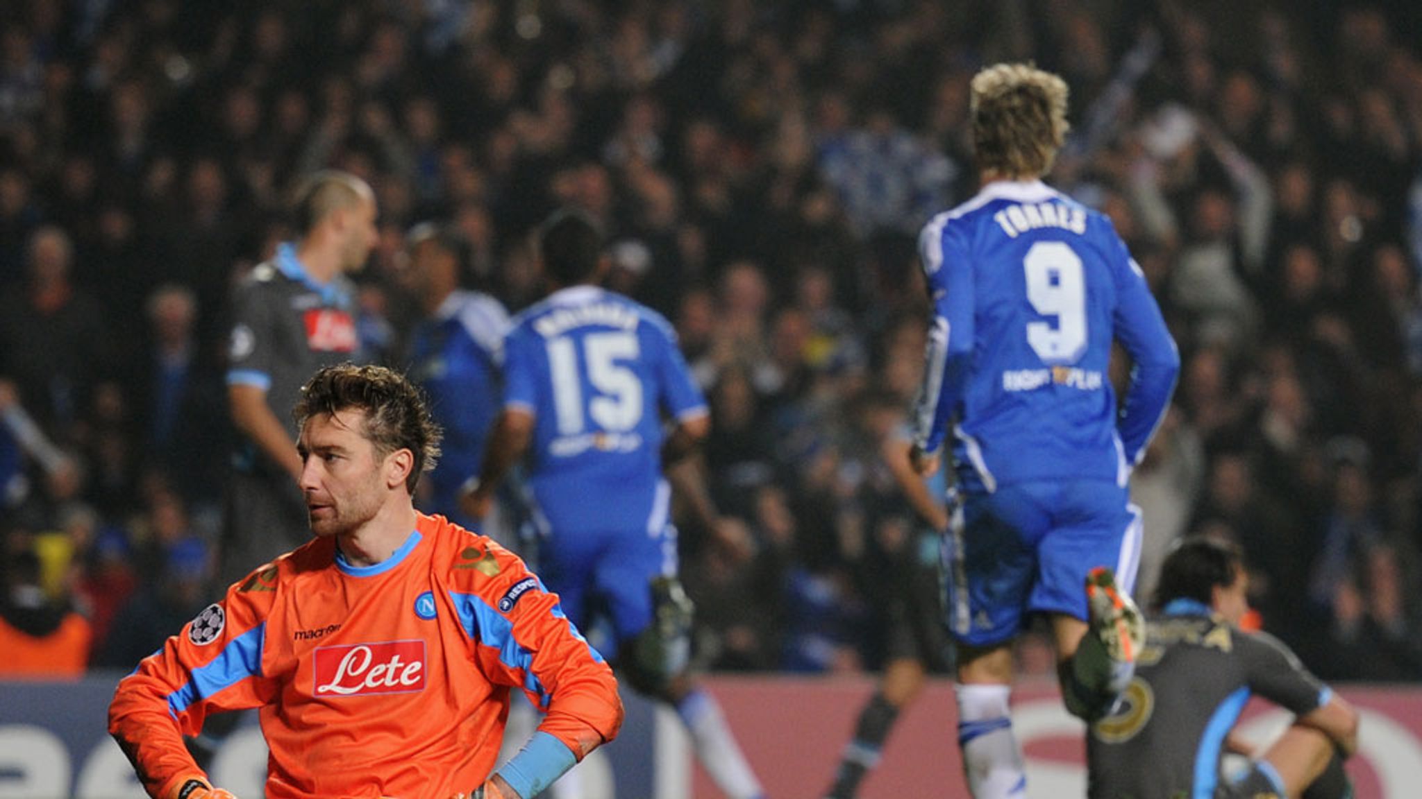 chelsea napoli champions league 2012