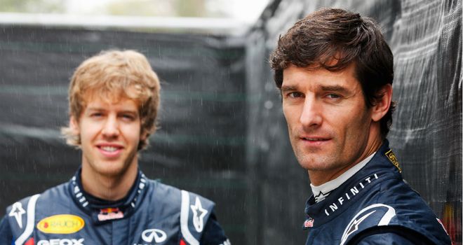mark webber and sebastian vettel