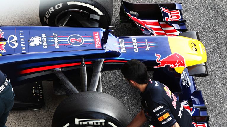 The new front wing features some further tweaks