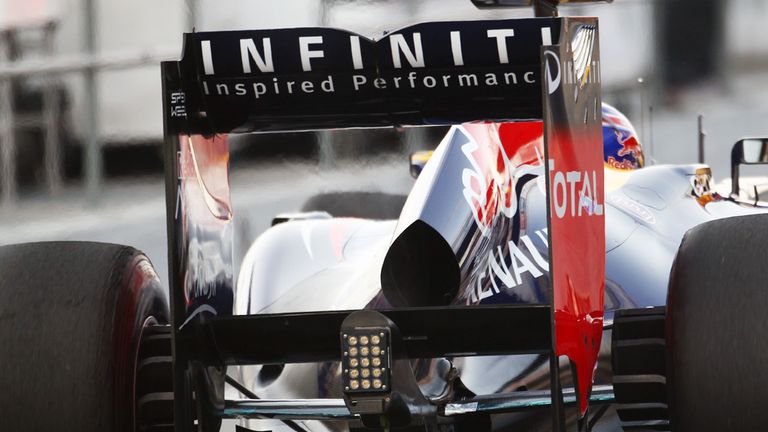 The RB8 from behind