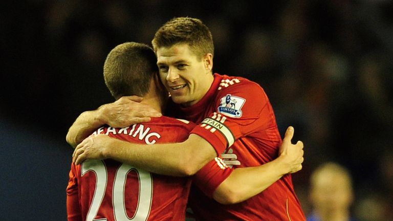 Steven Gerrard: Liverpool's captain was the hat-trick hero against Everton